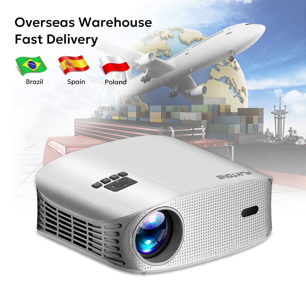 Smart Home Video - มีสินค้าในสต็อก FlixTone โปรเจคเตอร์โฮมเธียเตอร์ 4K รุ่น D8W