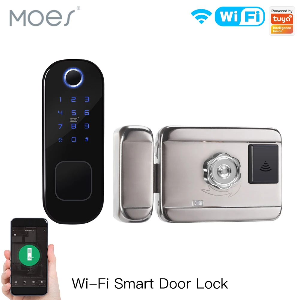 Moes WiFi Tuya ล็อคด้วยลายนิ้ว - Smart Home Door Lock บทวิจารณ์และราคา
