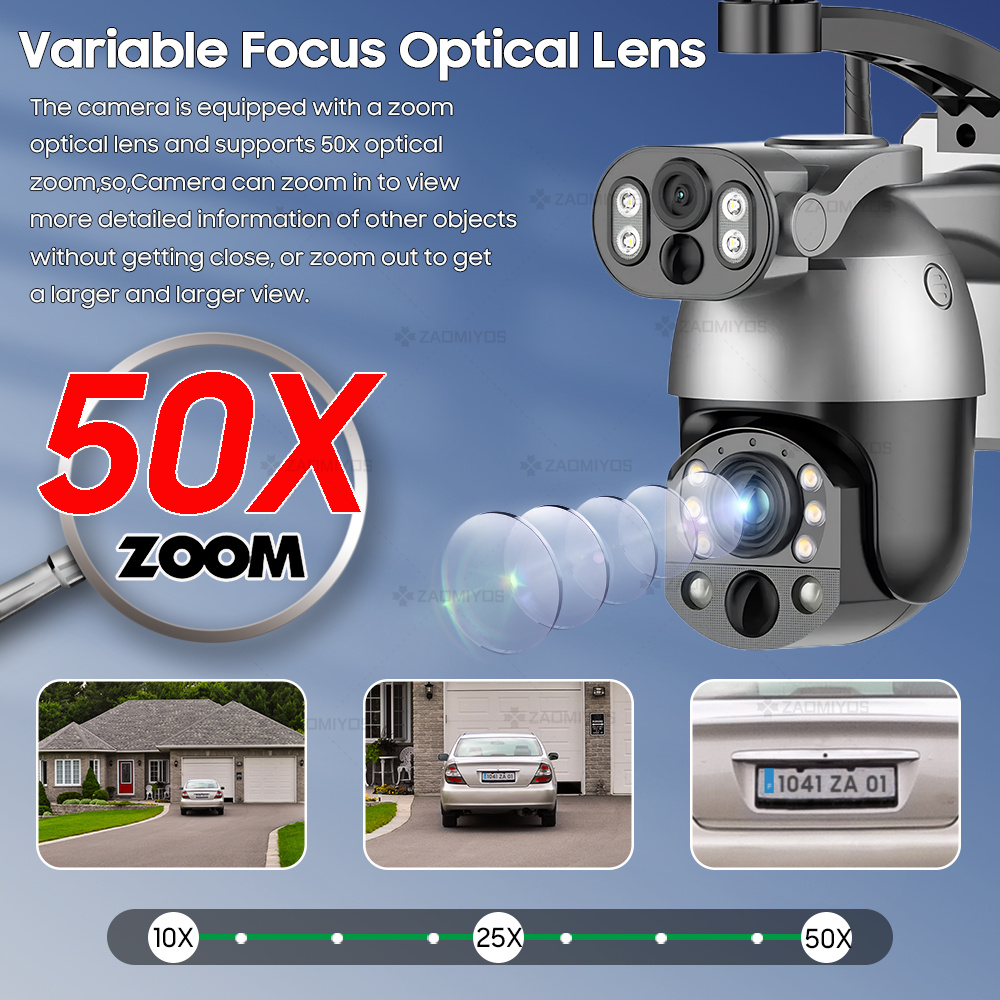 4K 50X ZOOM กล้องพลังงานแสงอาท - Smart Home Camera Ezviz บทวิจารณ์และราคา