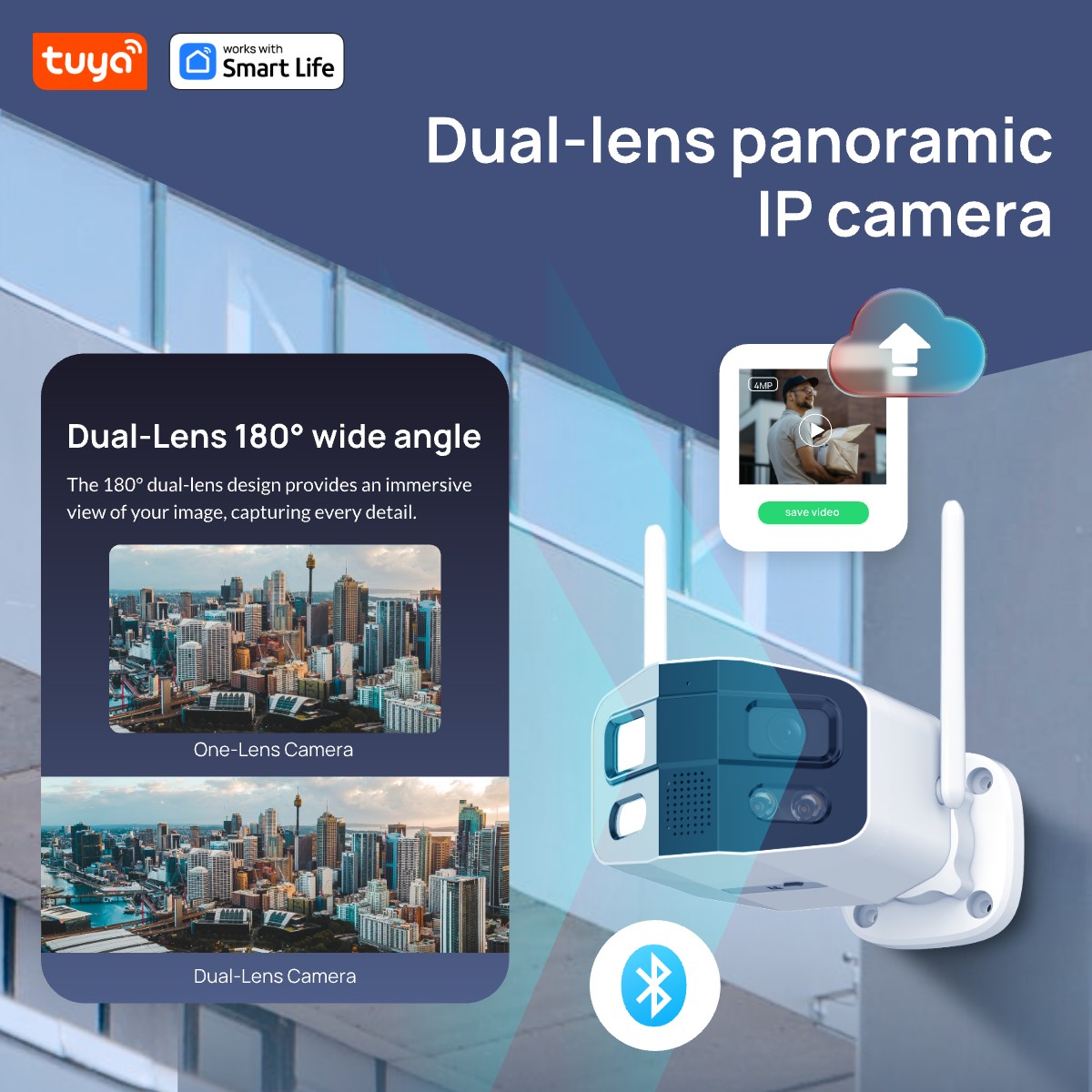 ทูย่า สมาร์ท 4MP 2.5K เลนส์คู่ - Smart Home Camera Ezviz บทวิจารณ์และราคา