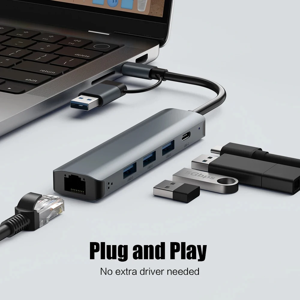 ฮับ USB-C 5-in-2 ด็อกขยายพอร์ต - Smart Home Hub 2 บทวิจารณ์และราคา