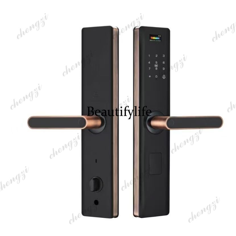 ล็อคประตูแบบใช้ลายนิ้วมือและรห - Smart Home Door Lock บทวิจารณ์และราคา