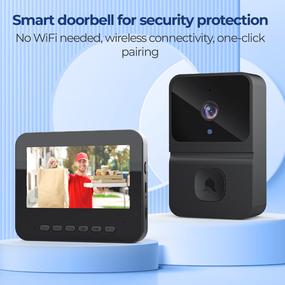 กริ่งประตูวิดีโออัจฉริยะไร้สาย - Smart Home Video บทวิจารณ์และราคา