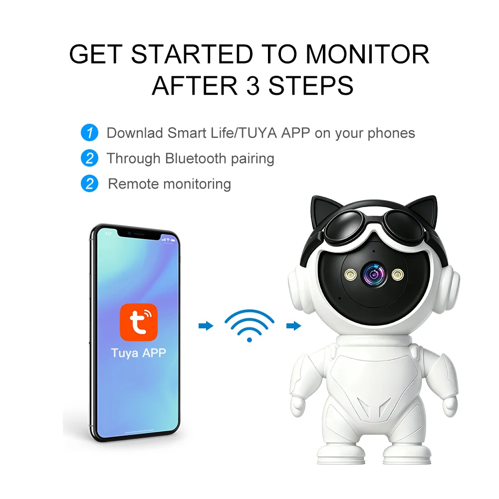 กล้อง IP ไร้สายอัจฉริยะ Tuya ข - Smart Home Camera Ezviz บทวิจารณ์และราคา